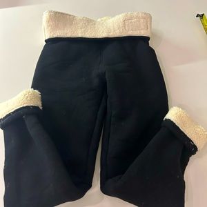 Brand new fleece lined black leggings
